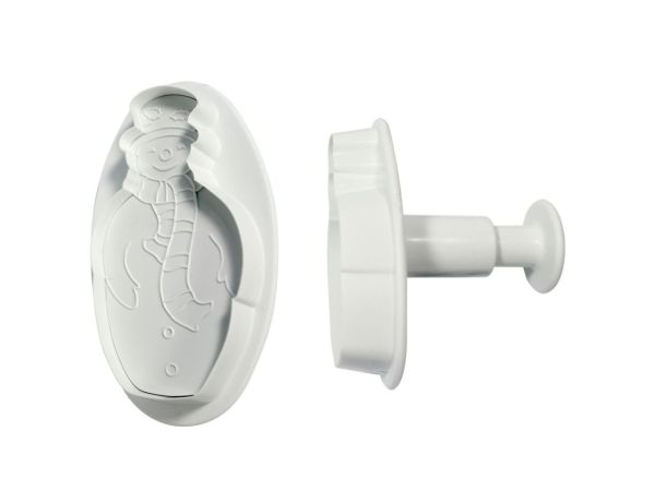 PME Fondant-Ausstecher Set Schneemann, 2er Set