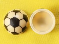 1 sheet half-shell of white Football, 40 pieces
