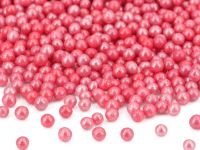 Weiche Zuckerperlen pink glimmer 5mm 200g