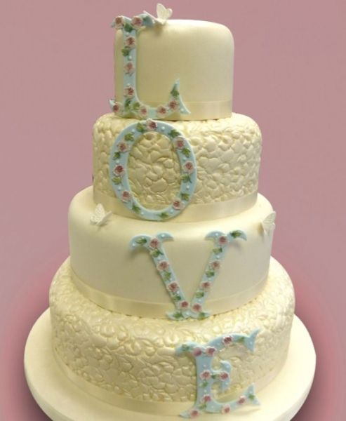 Fondant Ausstecher Präger LOVE, ca. 9 cm