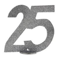 Zahlentopper 25, Silber, 11x10 cm