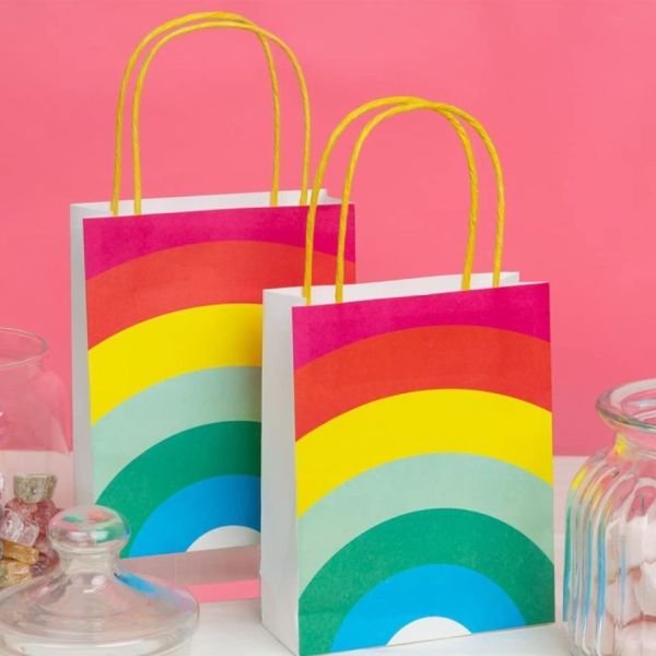 Partytüten, Regenbogen, 8 Stk.