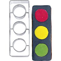 Ausstechform Ampel, 6,5 cm, Edelstahl