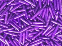 Sugar rods metallic violett 90g