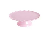 Cake Stand Wave 27.5cm pink