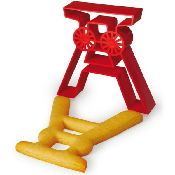 Plätzchen-Ausstechform Ruhrpott, Rot