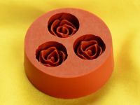 Flex mould rose small (3 roses)