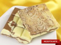 Schokoladentafel Amaretto Rezeptkarte