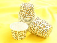 Cupcake cup small leopard 20 pieces