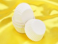 Mini muffin cases white 60 pieces