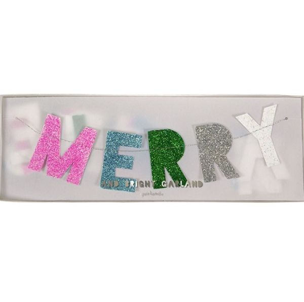Meri Meri Party-Girlanden Merry &amp; Bright