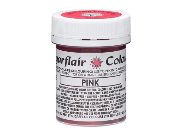 Sugarflair Schokoladenfarbe Pink 35g